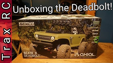 Unboxing: Axial SCX10 II Deadbolt RTR