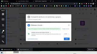 cómo compartir una tarea por enlace desde Drive a la plataforma Moodle.