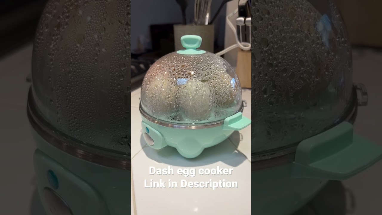 Making hard boiled eggs with the Dash egg cooker