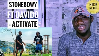Stonebwoy, Davido - Activate (Official Video) | GH REACTION