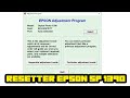 How to Reset Epson SP 1390 Printer