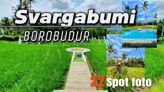 SVARGABUMI BOROBUDUR, Obyek wisata persawahan yang estetik || wisata Magelang || wisata Jawa Tengah