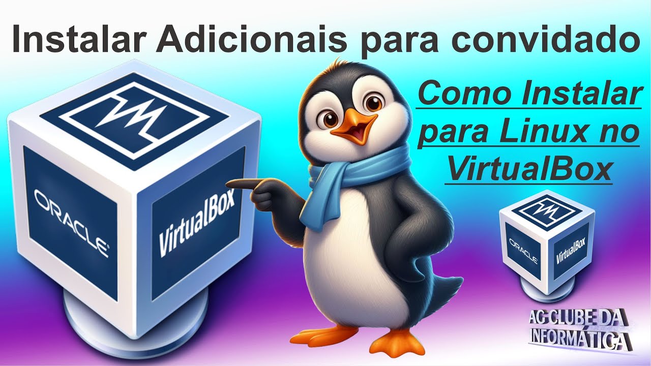 Como Instalar Adicionais para Convidado para Linux no VirtualBox - YouTube