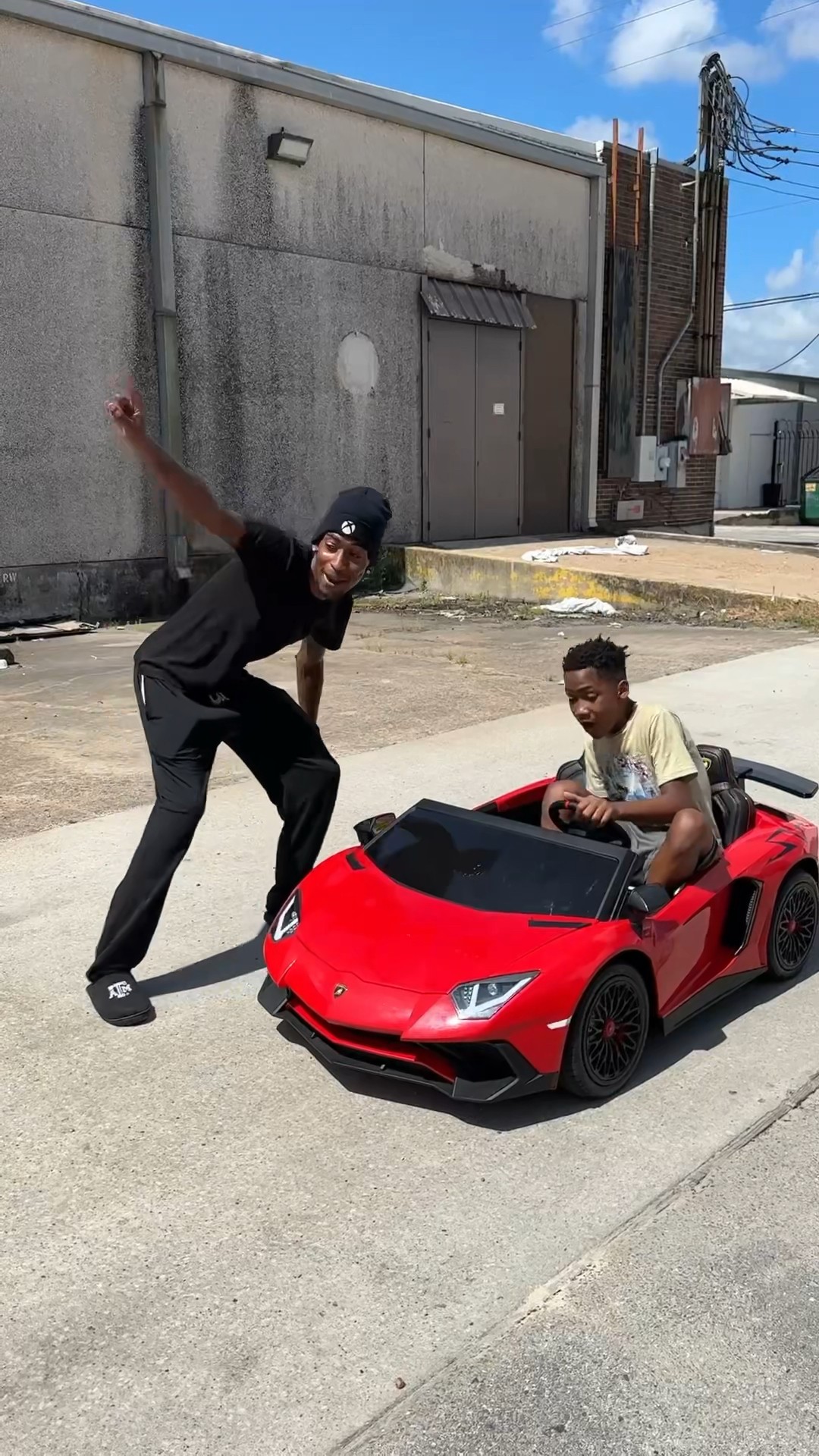 Dad buys son a car and he let somebody steal it #shorts