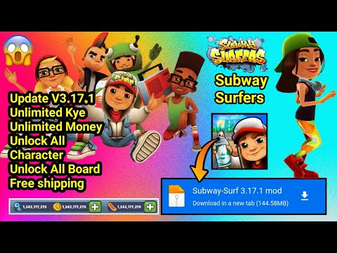 Subway surfers mod apk 3.17.1 + hack(coins,keys) for android