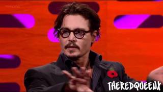 Johnny Depp \& Ricky Gervais on the Graham Norton show [1\/3]