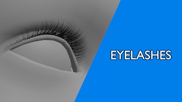 Blender | Simple eyelashes generator (.blend in description)