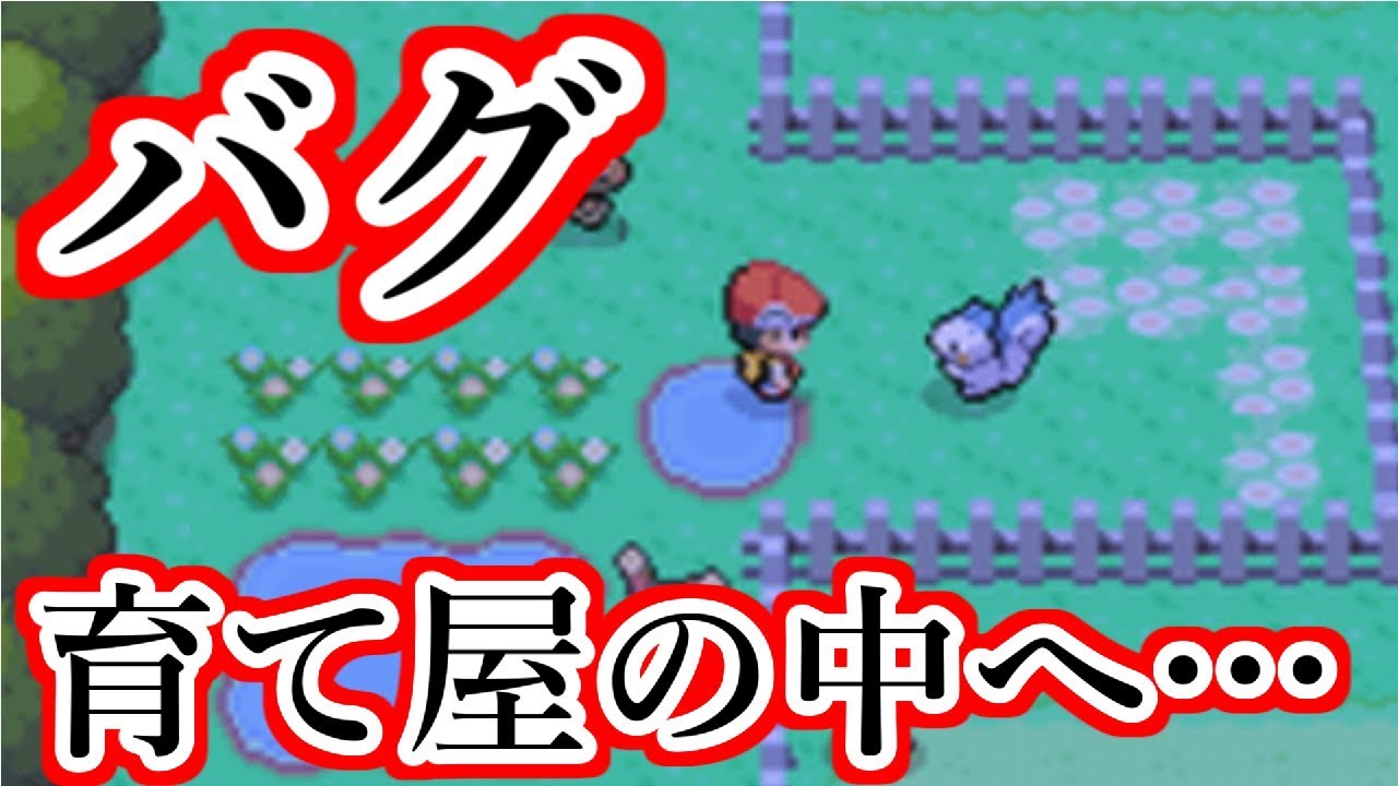 なぞのばしょから育て屋の柵の中へ不法侵入してみた ポケモンdp Youtube