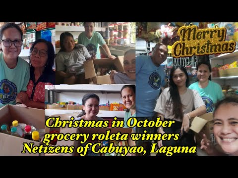 98th: Christmas in October, groceries giveaways