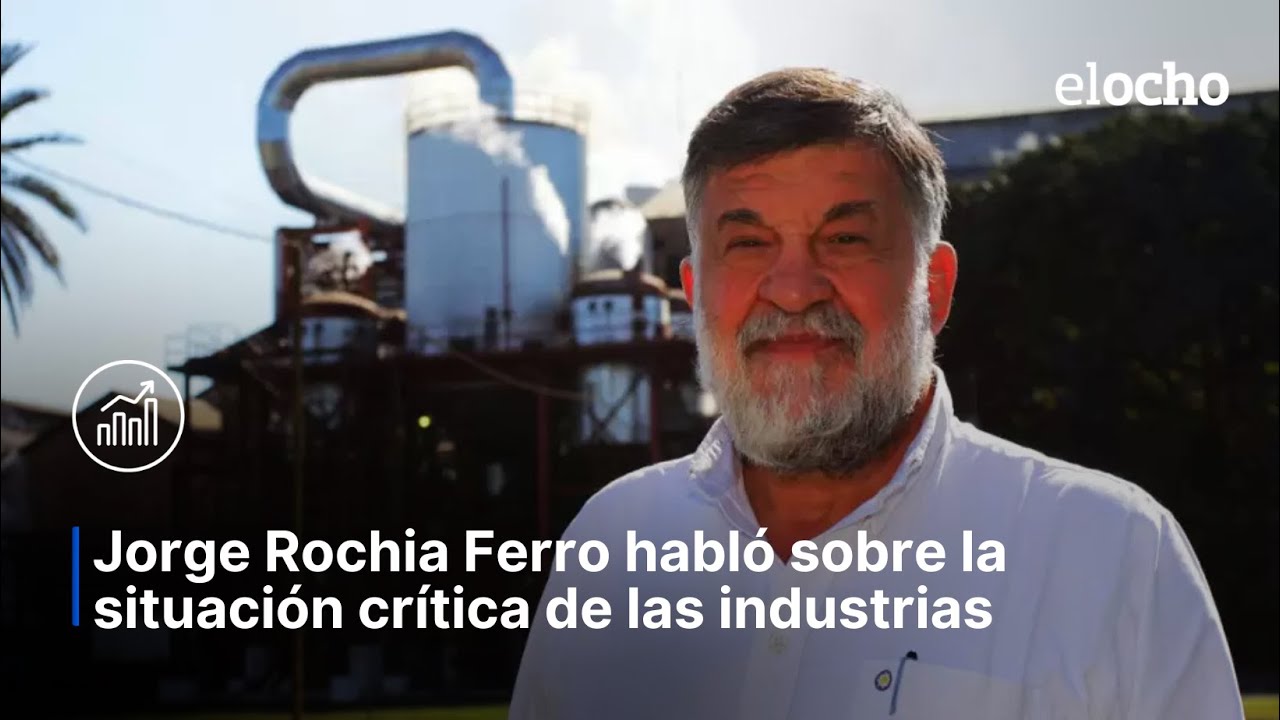 JORGE ROCHIA FERRO HABLÓ SOBRE LA SITUACIÓN CRÍTICA DE LAS INDUSTRIAS