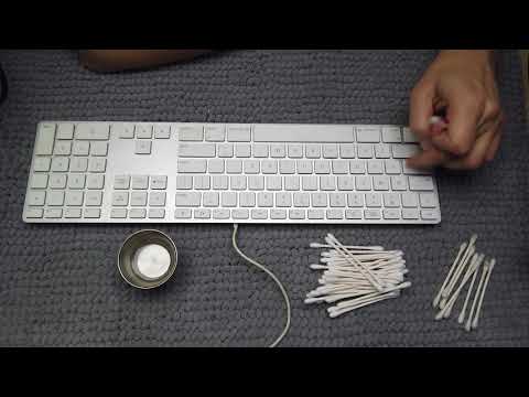 Keyboard Cleaning and Soft Spoken Ramble - ASMR