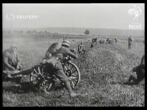 Germany: President Marshal Von Hindenburg Attends German Southern Army Manoeuvres