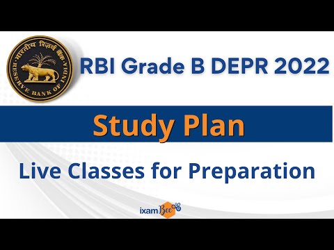 RBI Grade B DEPR | Study Plan | Live Class Schedule for Preparation | By Prachi Agarwal