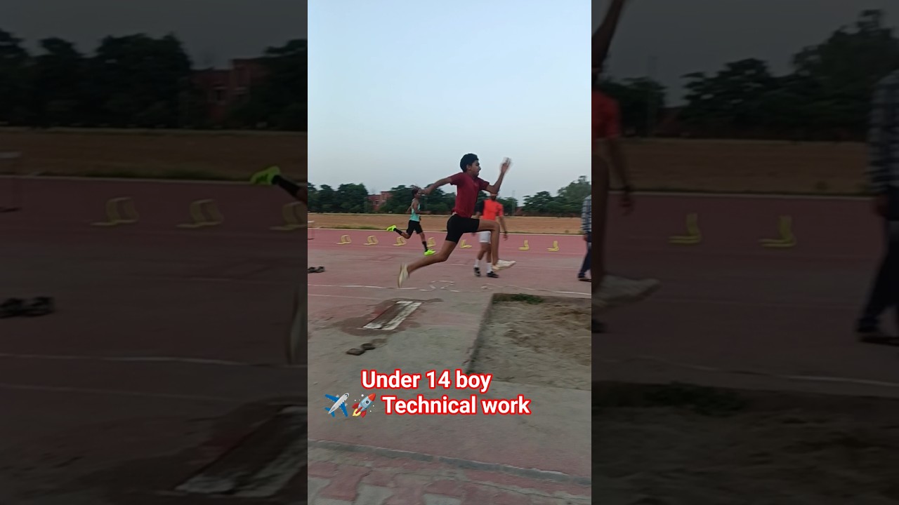 Long jump technique workout For under 14 boy 