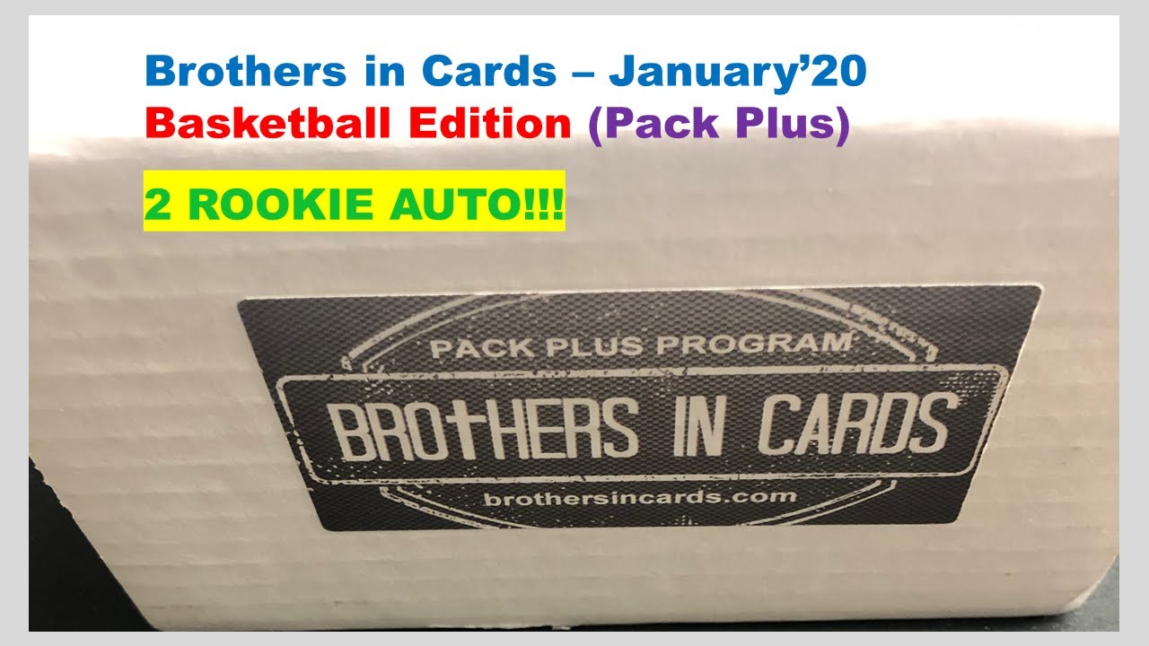 Brothers in Cards January'20 Gold Basketball edition "2