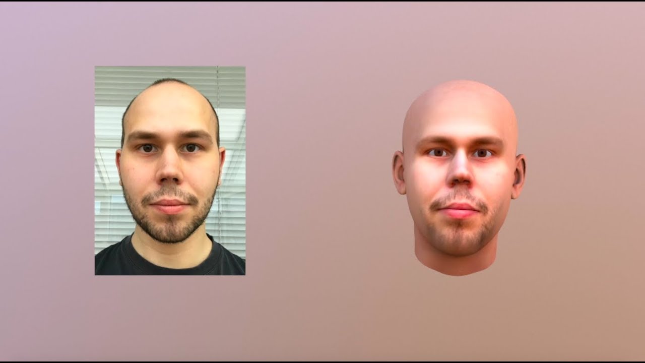 Avatar Maker ~3D model from facial photograph