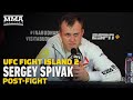 UFC Fight Island 2: Sergey Spivak Reacts To Carlos Felipe's In-Fight Trash Talk - MMA Fighting