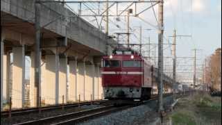 【単8932レ】JR宇都宮線　EF81-80[田]　通過