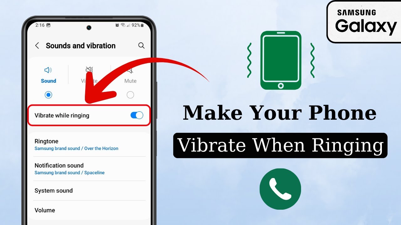 Make Your Samsung Phone Vibrate When Ringing (Easy Steps) | Enable ...