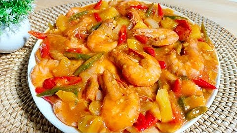 RESEP UDANG ASAM MANIS PEDAS YANG ENAK BANGET‼️ ALA RESTO SEAFOOD