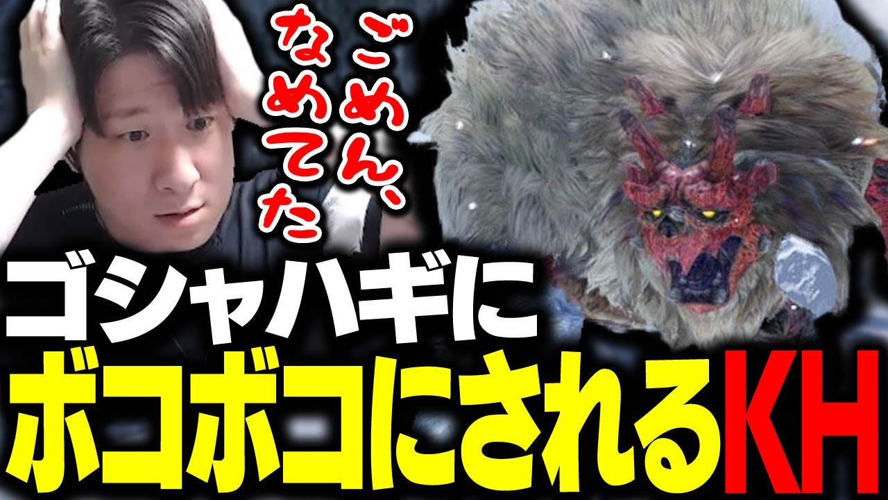 ゴシャハギをウルクススと勘違いしてなめてたらボコボコにされるKH 【モンハンライズ】