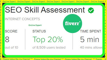 Fiverr SEO Skill Assessment Test 2020 - Questions & Answers | OnLine Expert | 100% Pass