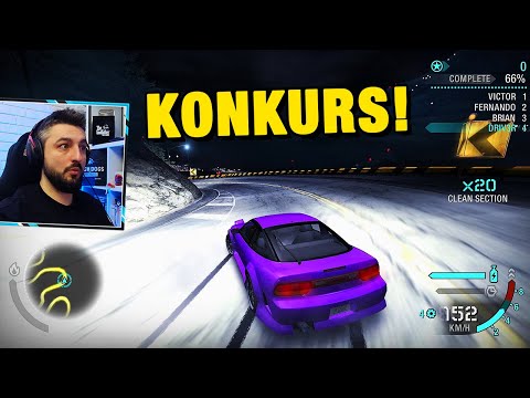 KONKURS Z NAGRODAMI | POKONAJ MNIE W DRIFCIE W NFS CARBON :D