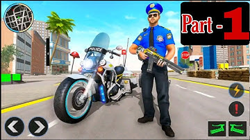 Police Moto Bike Chase Gameplay part - 001