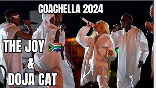 The Joy A Cappella Group Singing With Doja Cat| Coachella 2024| Reaction| South African YouTuber