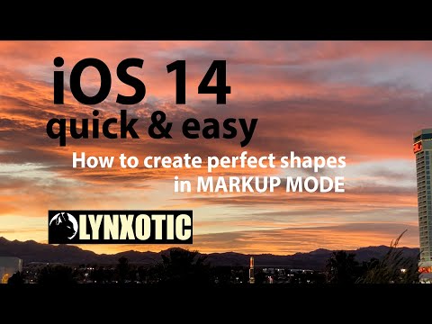 iOS14 quick & easy with Wiley Simms - how to create Perfect Shapes in Markup Mode