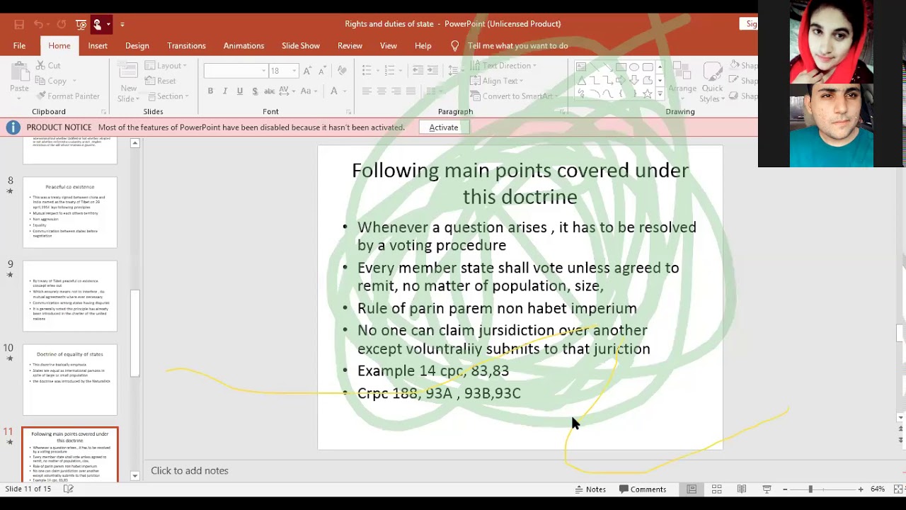 doctrine of equality of state
