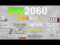 RTX 2060 + Ryzen 5 9600x Overclock - Test in 16 Games Benchmark 1080p (2026)