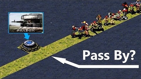 Can Infantry pass by Pillbox? - Red Alert 2
