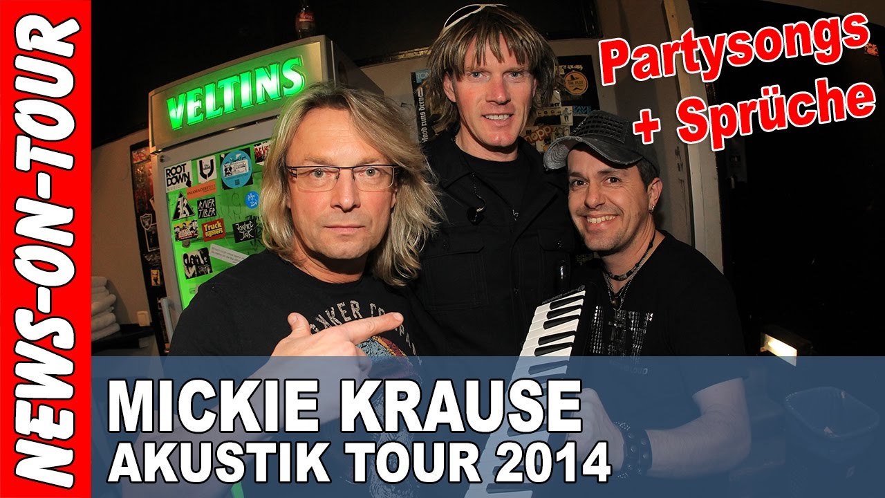 Mickie Krause Partysongs + Sprüche Akustik Tour 2014 Luxor Köln 09.