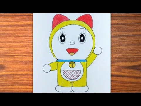 How to Draw Dorami Step by step  Dorami drawing easy