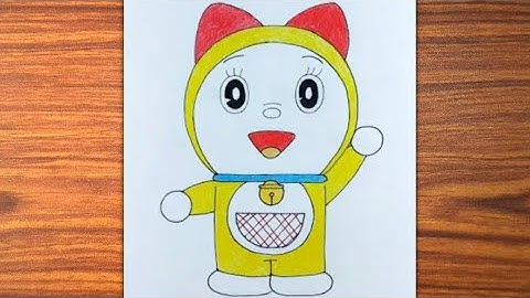 How to Draw Dorami Step by step || Dorami drawing easy