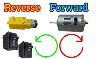 Dc Motor, Reverse Forward, Automatic, Connection Diagram