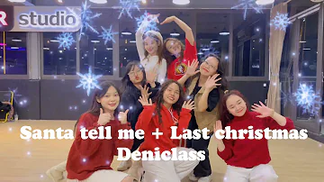 Santa tell me + Last christmas . Quynhdeni choreo #dance #choreography #merrychristmas