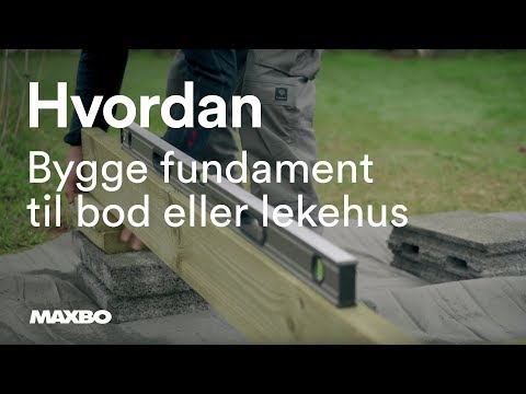 Video: Hvordan Bygge Et Stripefundament Selv