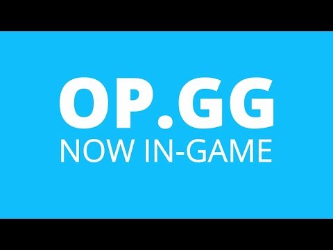 OP.GG - Now available in-game!