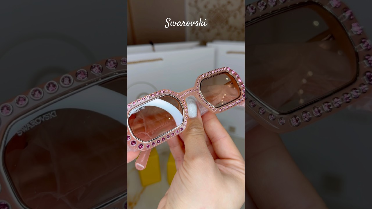 SWAROVSKI SK0345 Crystal Embellished Pink Sunglasses Swarovski SK6048 Sunglasses | FramesDirect.com main image 3