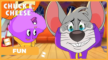 NEW! Staring Contest with Chuck E... Gone Wrong👀| Chuck E. Cheese Fun Animated Cartoons for Kids