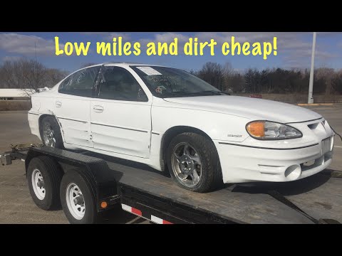 Saving a very clean, very cheap, Pontiac Grand Am GT from the crusher