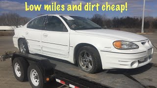 Saving a very clean, very cheap, Pontiac Grand Am GT from the crusher