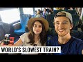 Taking The &quot;SLOW TRAIN&quot; In Myanmar (9 MPH!?)