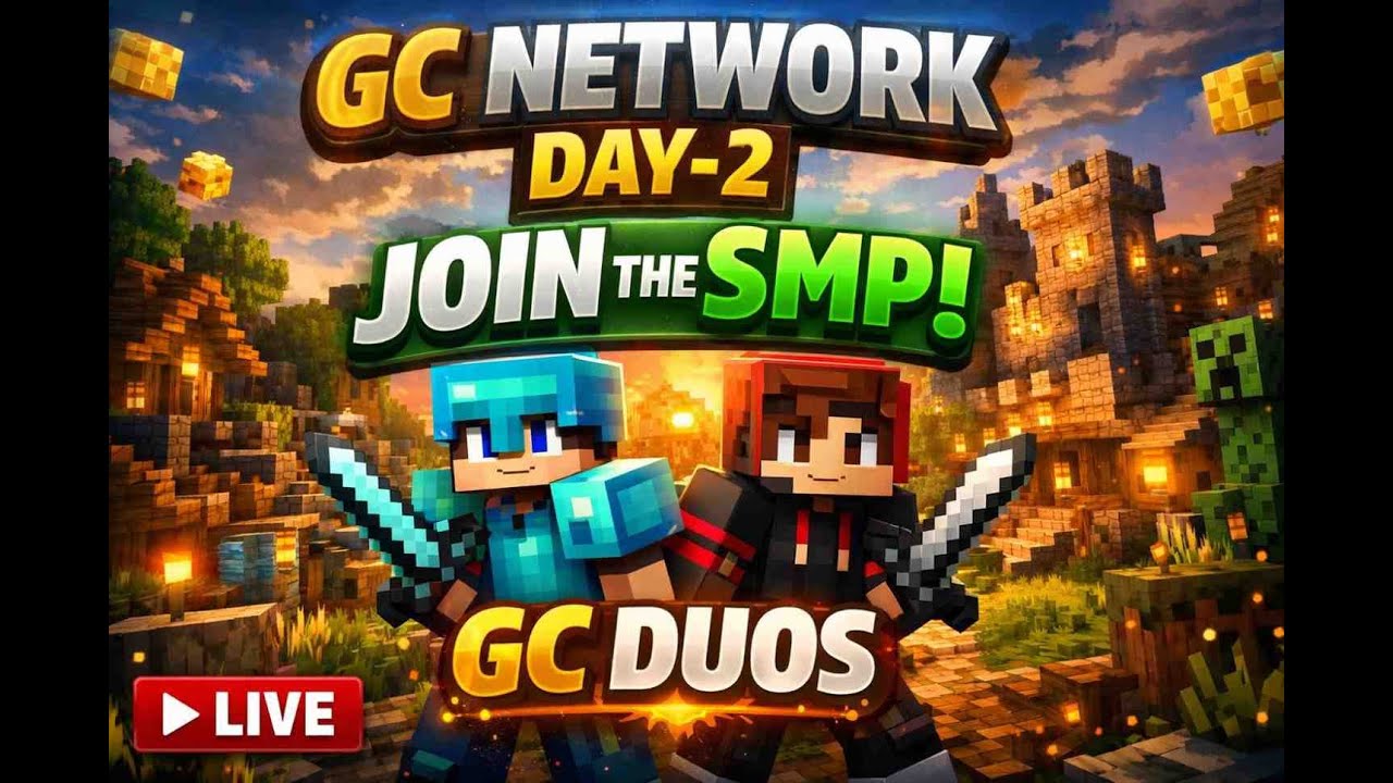 GC Network | DAY-2 | JOIN THE SMP | GC Duos | - YouTube