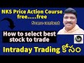     intraday trading  nks price action course free  