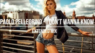 Paolo Pellegrino - I Don't Wanna Know (Extended mix) Radio Eska 2020 Resimi