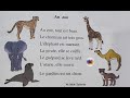 Comptine Au Zoo Unité 5 Page 69 2ème AEP Mon Livre De Français Poesie 