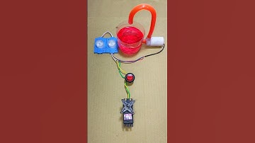 Powering LED Lights & Water Pump With New Gear Motor Dynamo Generator #dcmotor #tech #shorts